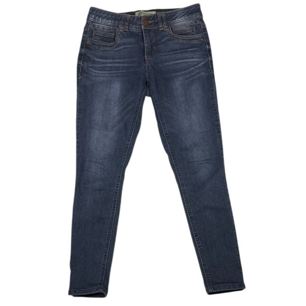 Democracy Ab Solution Skinny Jeans Women 2 Dark Wash Stretch Blue Denim B1304QXH